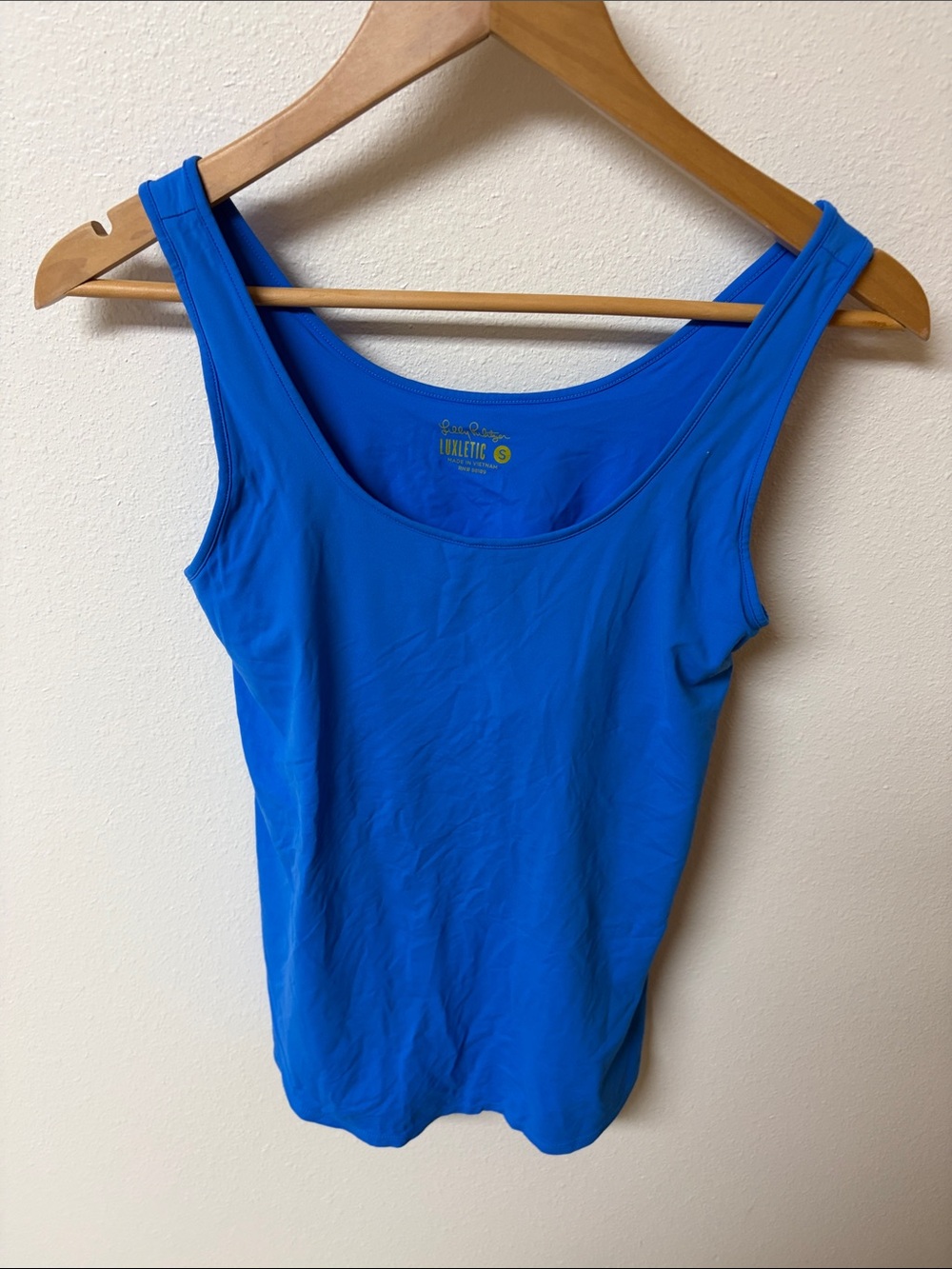 Lilly Pulitzer Bright Blue luxletic Tank women’s size S